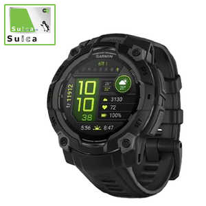 GARMIN Instinct 3 AMOLED(インスティンクト スリー アモレッド)45mm GPSスマートウォッチ(Suica対応) (ガーミン) Black 010-02936-30