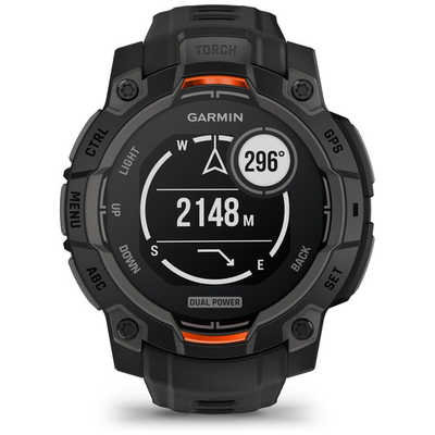 GARMIN インスティンクト　デュアルパワー腕時計 GPS機能付き GARMIN Instinct 3 Dual Power (インスティンクト スリー デュアル