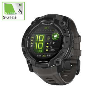 GARMIN Instinct 3 AMOLED(インスティンクト スリー アモレッド)50mm GPSスマートウォッチ(Suica対応) (ガーミン) Black 010-03020-30