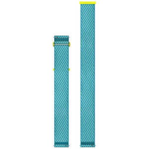 GARMIN Quick Release バンド 22mm (ガーミン) Nylon Yellow Turquoise / Venu 4 010-14400-07 GARMIN Quick Release バンド 22mm (ガーミン) Nylon Yellow Turquoise / Venu 4 010-14400-07