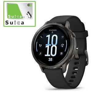 GARMIN Venu 4(ヴェニュー4)41mm AMOLEDディスプレイ(心電図(ECG)アプリ)(Suica対応) (ガーミン) Slate / Black Slate / Black 010-03013-32 GARMIN Venu 4(ヴェニュー4)41mm AMOLEDディスプレイ(心電図(ECG)アプリ)(Suica対応) (ガーミン) Slate / Black Slate / Black 010-03013-32