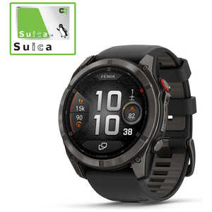 GARMIN fenix 8 Pro(フェニックス 8 プロ) 51mm AMOLEDディスプレイ (LTE) (心電図(ECG)アプリ)(Suica対応) Ti Carbon Gray DLC / Black 010-03199-21 GARMIN fenix 8 Pro(フェニックス 8 プロ) 51mm AMOLEDディスプレイ (LTE) (心電図(ECG)アプリ)(Suica対応) Ti Carbon Gray DLC / Black 010-03199-21