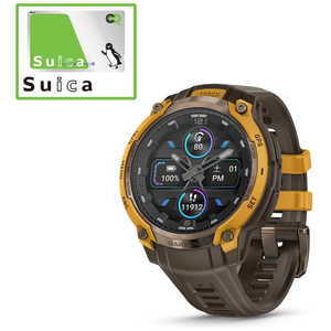 GARMIN Instinct Crossover (CXeBNg NXI[o[)AMOLED nCubhGPSX}[gEHb`(SuicaΉ) (K[~) Sunburst / Cocoa 010-03398-31