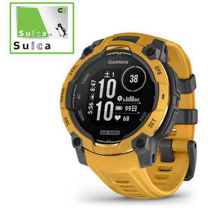GARMIN Instinct 3 Dual Power (�C���X�e�B���N�g �X���[ �f���A�� �p���[)45mm GPS�X�}�[�g�E�H�b�`(���ʌ���J���[) Sunburst 010-02934-32