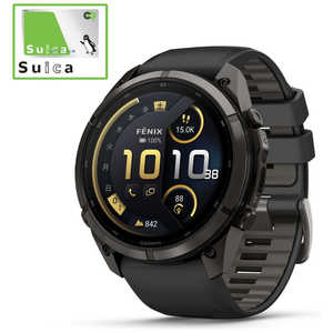 GARMIN fenix 9 Pro inReach Sapphire AMOLED 51mm GPS�X�}�[�g�E�H�b�`(LTE)(�S�d�}�S�d�}(ECG)�A�v��) DLC Ti / Black 010-04337-61