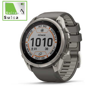 GARMIN fenix 9 Pro inReach Sapphire Dual Power 51mm GPS�X�}�[�g�E�H�b�`(LTE)(�S�d�}�S�d�}(ECG)�A�v��) Ti / Pebble Gray 010-04339-11