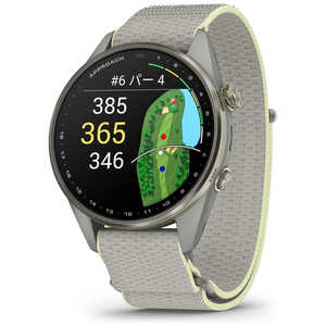 GARMIN �X�}�[�g�E�H�b�` Approach S72 �A�v���[�` S72 47mm �S���tGPS�E�H�b�` Fog Gray×Citron 010-04148-41