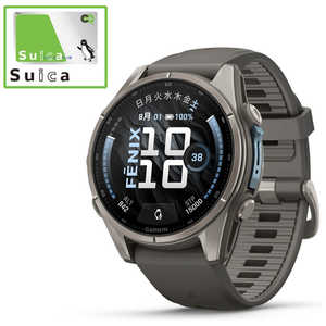 GARMIN fenix 9(�t�F�j�b�N�X 9)Sapphire AMOLED 43mm GPS�X�}�[�g�E�H�b�`(�S�d�}�S�d�}(ECG)�A�v��) Ti / Pebble Gray 010-04761-14
