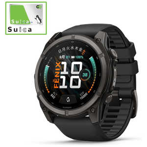GARMIN fenix 9(�t�F�j�b�N�X 9)Sapphire AMOLED 51mm GPS�X�}�[�g�E�H�b�`(�S�d�}�S�d�}(ECG)�A�v��) DLC Ti / Black 010-04763-14