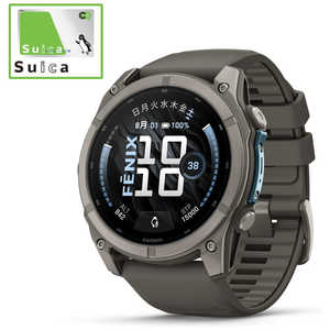 GARMIN fenix 9(�t�F�j�b�N�X 9)Sapphire AMOLED 51mm GPS�X�}�[�g�E�H�b�`(�S�d�}�S�d�}(ECG)�A�v��) Ti / Pebble Gray 010-04763-04