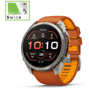 GARMIN fenix 9 Pro(�t�F�j�b�N�X 9 �v��)Sapphire AMOLED 51mm GPS�X�}�[�g�E�H�b�`(�S�d�}�S�d�}(ECG)�A�v��) Ti / Autumn 010-04337-59