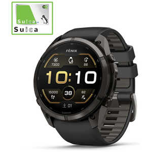 GARMIN fenix 9 Pro(�t�F�j�b�N�X 9 �v��)Sapphire AMOLED 51mm GPS�X�}�[�g�E�H�b�`(�S�d�}�S�d�}(ECG)�A�v��) DLC Ti / Black 010-04337-69