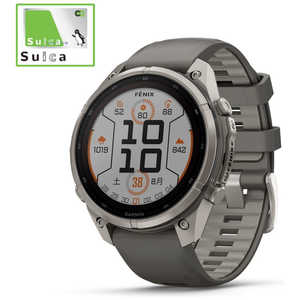 GARMIN fenix 9 Pro(�t�F�j�b�N�X 9 �v��)Sapphire Dual Power 47mm GPS�X�}�[�g�E�H�b�`(�S�d�}�S�d�}(ECG)�A�v��) Ti / Pebble Gray 010-04338-19