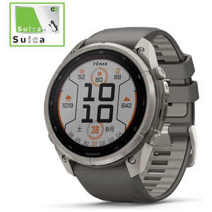 GARMIN fenix 9 Pro(�t�F�j�b�N�X 9 �v��)Sapphire Dual Power 51mm GPS�X�}�[�g�E�H�b�`(�S�d�}�S�d�}(ECG)�A�v��) Ti / Pebble Gray 010-04339-19