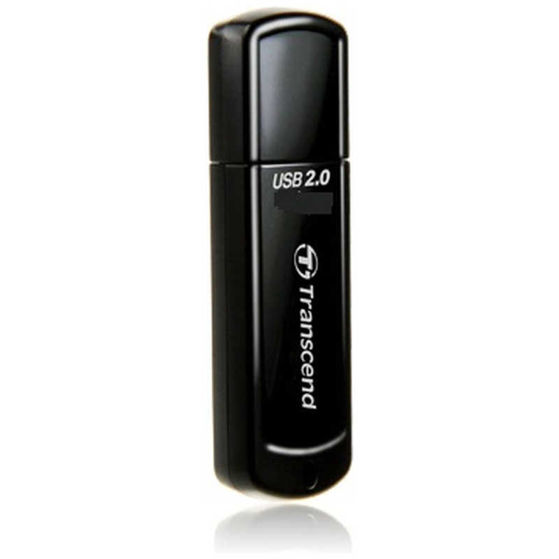 トランセンドジャパン USBメモリ JetFlash 350 ブラック 16GB TS16GJF350 TypeA 新着商品 キャップ式 USB 数量限定 USB2.0