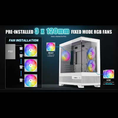 Antec CX500M RGB ホワイト PCケース Antec CX500M RGB【終息】 | 株式会社リンクスインターナショナル