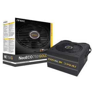 ANTEC 750W PC電源 80PLUS GOLD認証取得 高効率高耐久電源ユニット NeoECO NE750GOLD