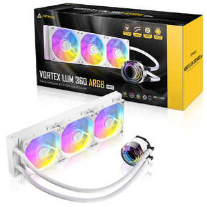 ANTEC 水冷CPUクーラー 360mm Vortex Lum 360 ARGB White ANTEC 水冷CPUクーラー 360mm Vortex Lum 360 ARGB White