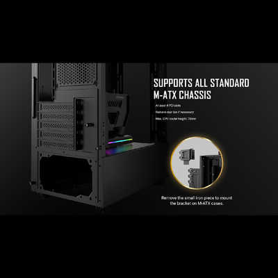 ANTEC SHIFT PCIE 5.0 ARGB グラフィックカードの可動式縦置き