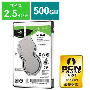 SEAGATE ¢HDD BarraCuda [2.5 /500GB]֥Х륯ʡ ST500LM030