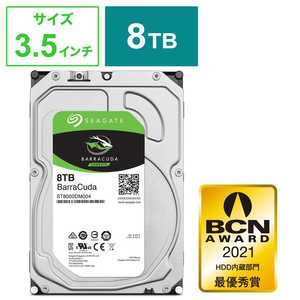 SEAGATE 内蔵HDD BarraCuda [3.5インチ /8TB]「バルク品」 ST8000DM004