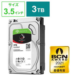 SEAGATE 内蔵HDD IronWolf [3.5インチ /3TB]｢バルク品｣ ST3000VN007