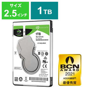 SEAGATE 内蔵HDD BarraCuda [2.5インチ /1TB]「バルク品」 ST1000LM048