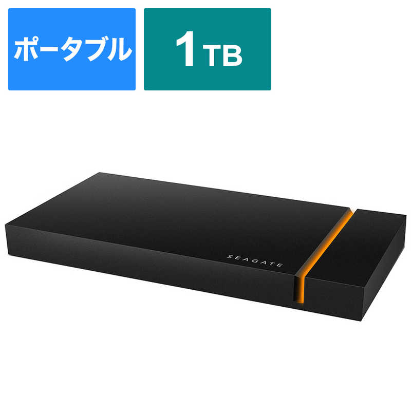SEAGATE SEAGATE 外付けSSD USB-C接続 FireCuda Gaming SSD [ポータブル型 /1TB] STJP1000400 STJP1000400
