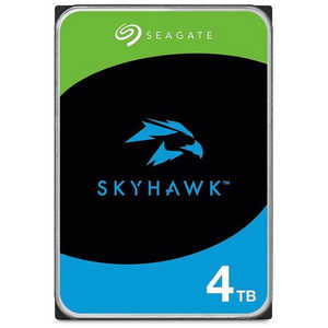 SEAGATE 内蔵HDD SATA接続 SkyHawk キャッシュ256MB/CMR ［4TB /3.5インチ］ ST4000VX016