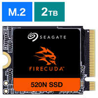 内蔵型SSD Seagate FireCuda 520N 2TB SSD SEAGATE 内蔵SSD PCI-Express接続 FireCuda 520N [2TB /M.2]｢バルク品