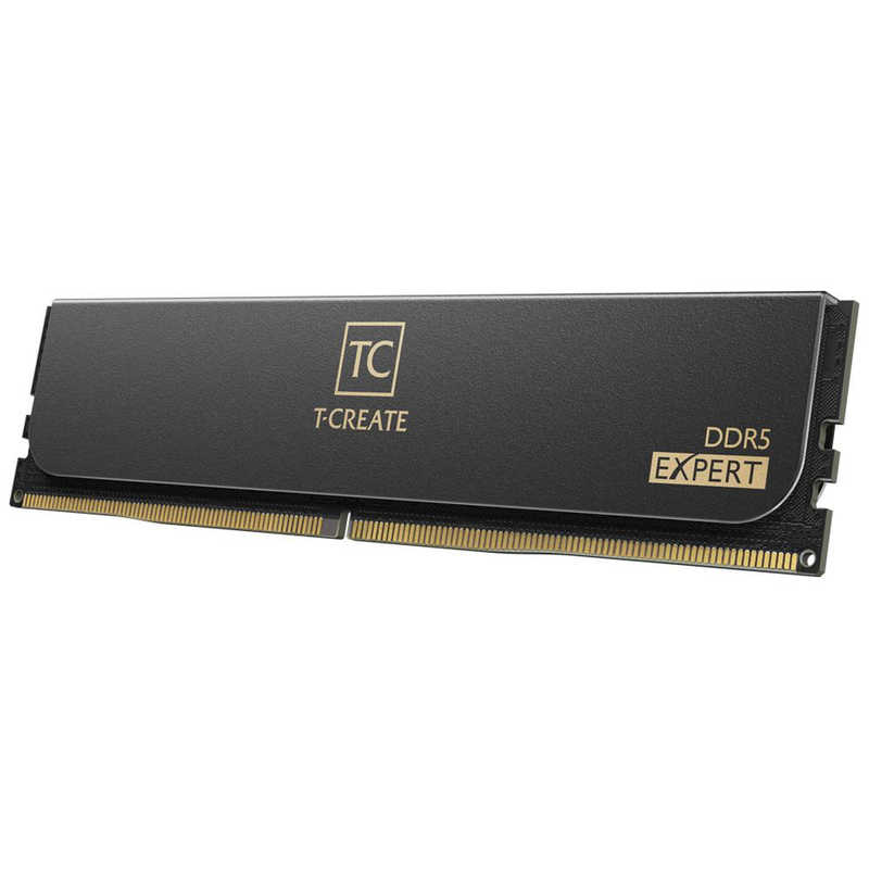 TEAM 増設用メモリ Team T-CREATE EXPERT DDR5 6800（PC5-54400) UDIMM 96GB Kit ...
