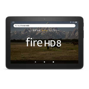 Amazon NEW Fire HD 8 タブレット ブラック 2022年発売 ［8型 HD ディスプレイ WiFiモデル ストレージ：32GB］ B09BG5KL34