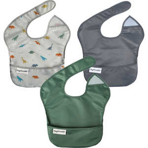 TINYTWINKLE イージービブ 3枚セット Dino/Olive/Charcoal TINYTWINKLE イージービブ 3枚セット Dino/Olive/Charcoal