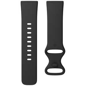 FITBIT Versa 3/Sense交換用インフィニティバンド Black Sサイズ Fitbit ブラック ブラック FB174ABBKS