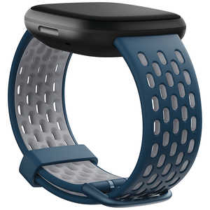FITBIT Versa 3/Sense pX|[coh Sapphire/Fog Grey LTCY Fitbit Tt@CA/tHOO[ Tt@CA/tHO FB174SBNVGYL
