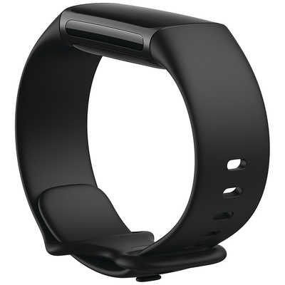 スマートウォッチ　Fitbit Charge5 GPS搭載フィットネストラッカー L/Sサイズ (Suica対応) (ブラック) [FB421BKBK-FRCJK](状態：箱・説明書・バンド欠品(バンド代替品有)) FITBIT スマートウォッチ Suica対応 Fitbit Charge5 GPS搭載