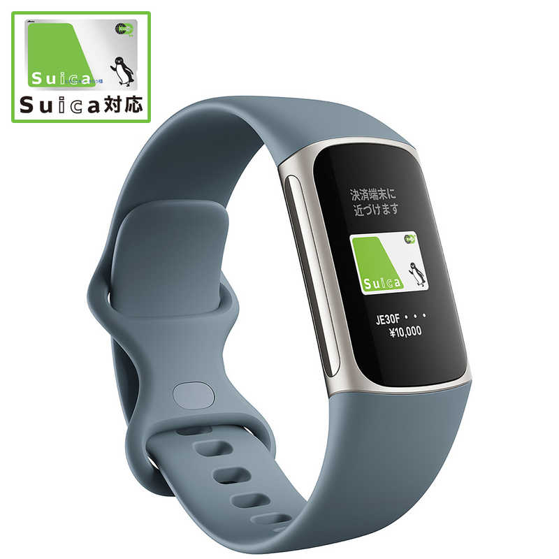 FITBIT FITBIT Suica対応 Fitbit Charge5 GPS搭載フィットネストラッカー L Sサイズ FB421SRBU-FRCJK FB421SRBU-FRCJK