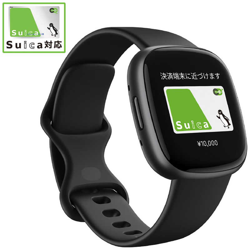 FITBIT FITBIT スマートウォッチ Fitbit Versa 4 Black FB523BKBKFRCJK FB523BKBKFRCJK