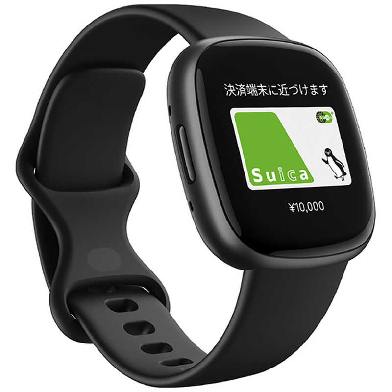 FITBIT FITBIT スマートウォッチ Fitbit Versa 4 Black FB523BKBKFRCJK FB523BKBKFRCJK