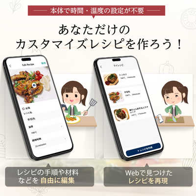 VESYNC COSORI ノンフライヤー LI401S Combo ［3.8L］スマホアプリ連携