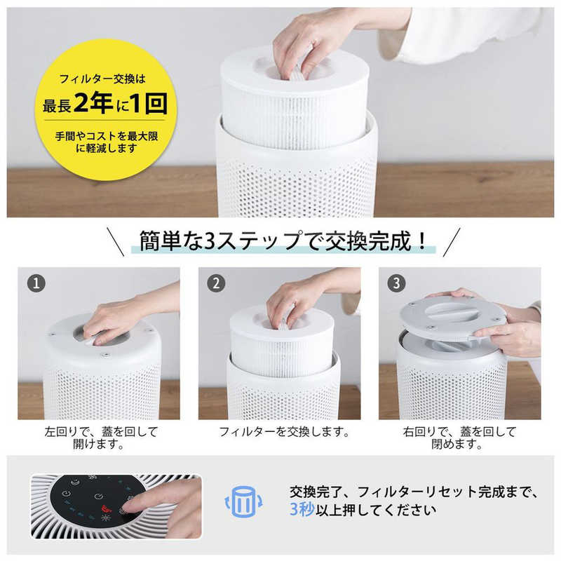 VESYNC VESYNC Levoit Core 300 Plasma 空気清浄機  空気清浄:20畳まで PM2.5対応 LAP-C302-WJPR LAP-C302-WJPR