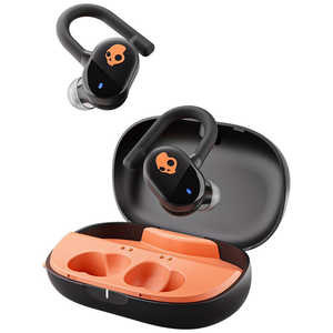 SKULLCANDY 完全ワイヤレスイヤホン PUSH PLAY ACTIVE BLACK ORANGE ［ワイヤレス(左右分離) /Bluetooth対応 /USB］ BLACK ORANGE S2PPW-S749