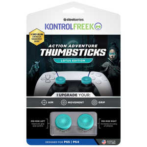 KONTROLFREEK KontrolFreek Action - Lotus - PS5 Teal/Clear 7102-PS5