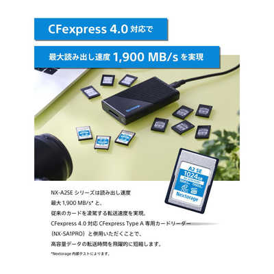 NEXTORAGE CFexpress 4.0 Type A SE Series 1024GB VPG200 NXA2SE1024G