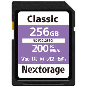 NEXTORAGE SDXC UHS-I V30 Class10 / 256GB NXF2CL256G