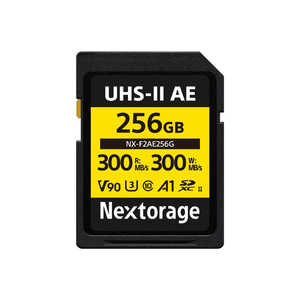 NEXTORAGE SDXC UHS-II�J�[�h V90 TLC �mClass10 / 256GB�n NX-F2AE256G