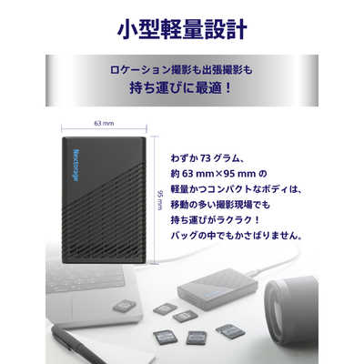 NEXTORAGE CFexpress Type A/SD マルチスロットカードリーダー NX