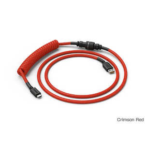 GLORIOUS Glorious Coiled Cable Crimson Red GLO-CBL-COIL-RED GLORIOUS Glorious Coiled Cable Crimson Red GLO-CBL-COIL-RED