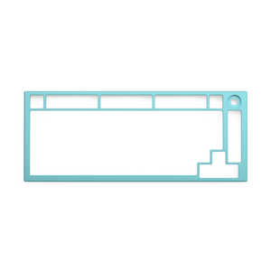 GLORIOUS Glorious GMMK PRO 75% Alternative Top Frame - Aqua Blue GLO-ACC-P75-TF-O GLORIOUS Glorious GMMK PRO 75% Alternative Top Frame - Aqua Blue GLO-ACC-P75-TF-O