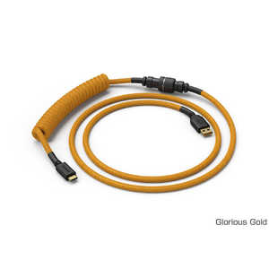 GLORIOUS Glorious Coiled Cable - Glorious Gold GLO-CBL-COIL-GG GLORIOUS Glorious Coiled Cable - Glorious Gold GLO-CBL-COIL-GG